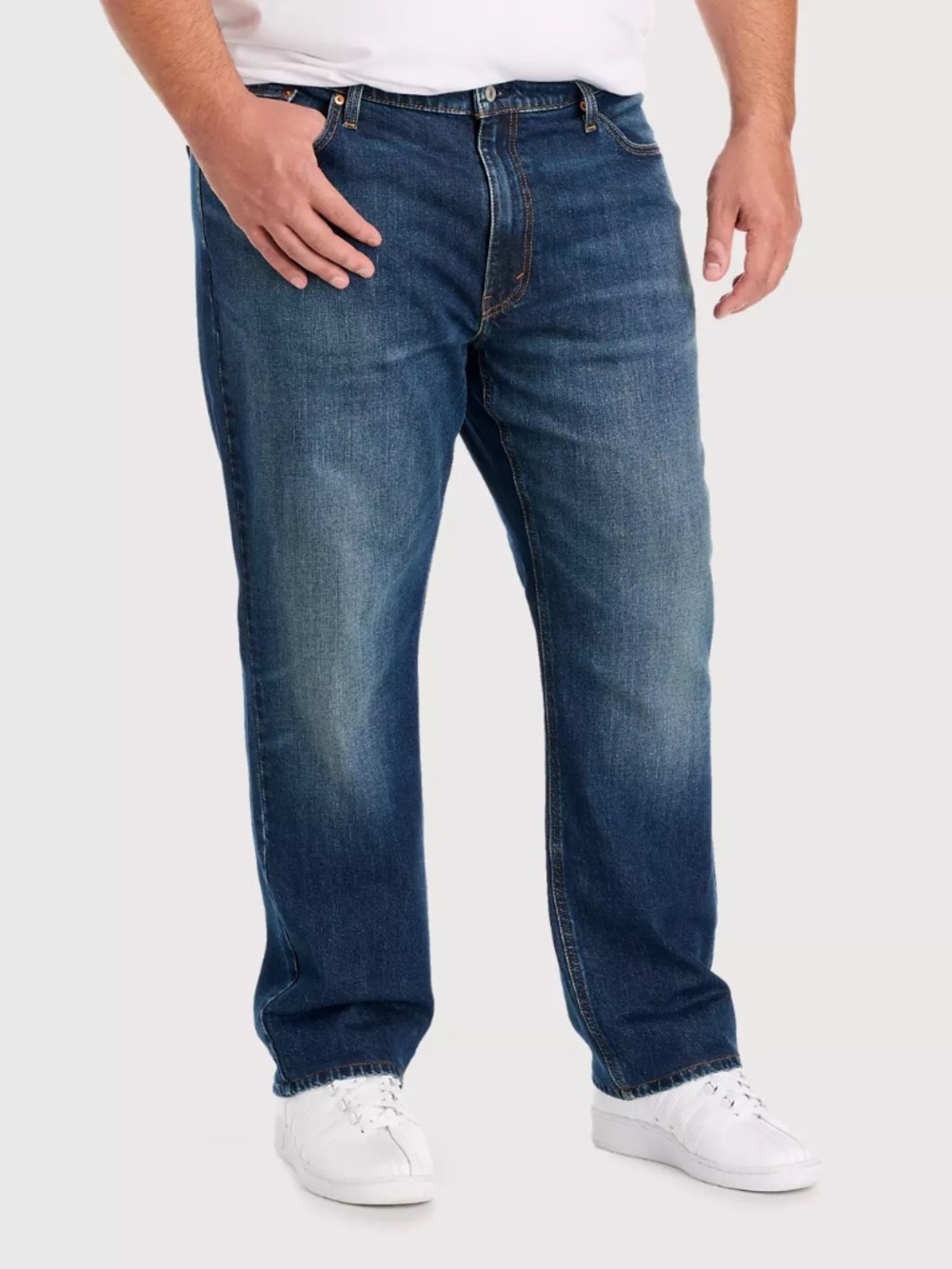 Levi's 541 Athletic Taper Men's Blue Stretch Jeans Size 52 x 28 big and tall NWT